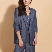Jessie Liu - Linen Twill Jacket