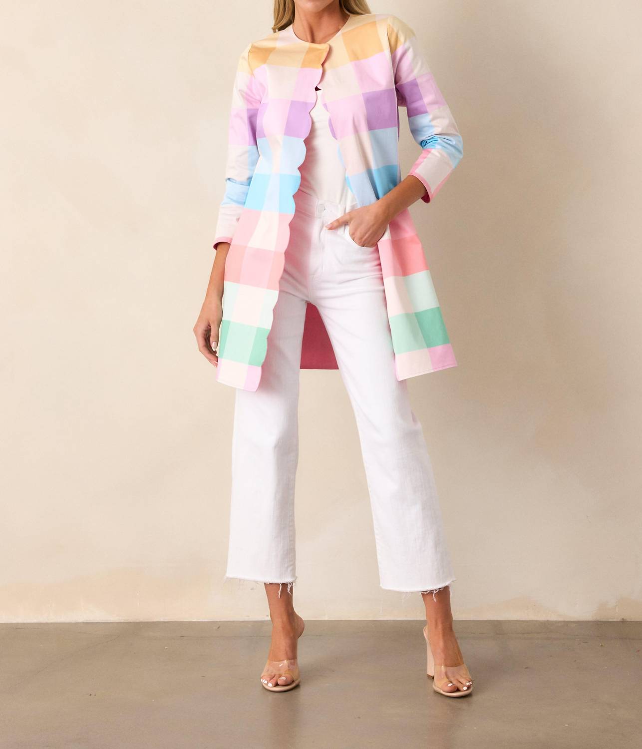 Prosperina - Easton Scalloped Reversible Jacket