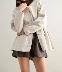 Mable - Collared Oversized Jacket