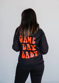 Distressed Vintage - Game Day Baby Hoodie