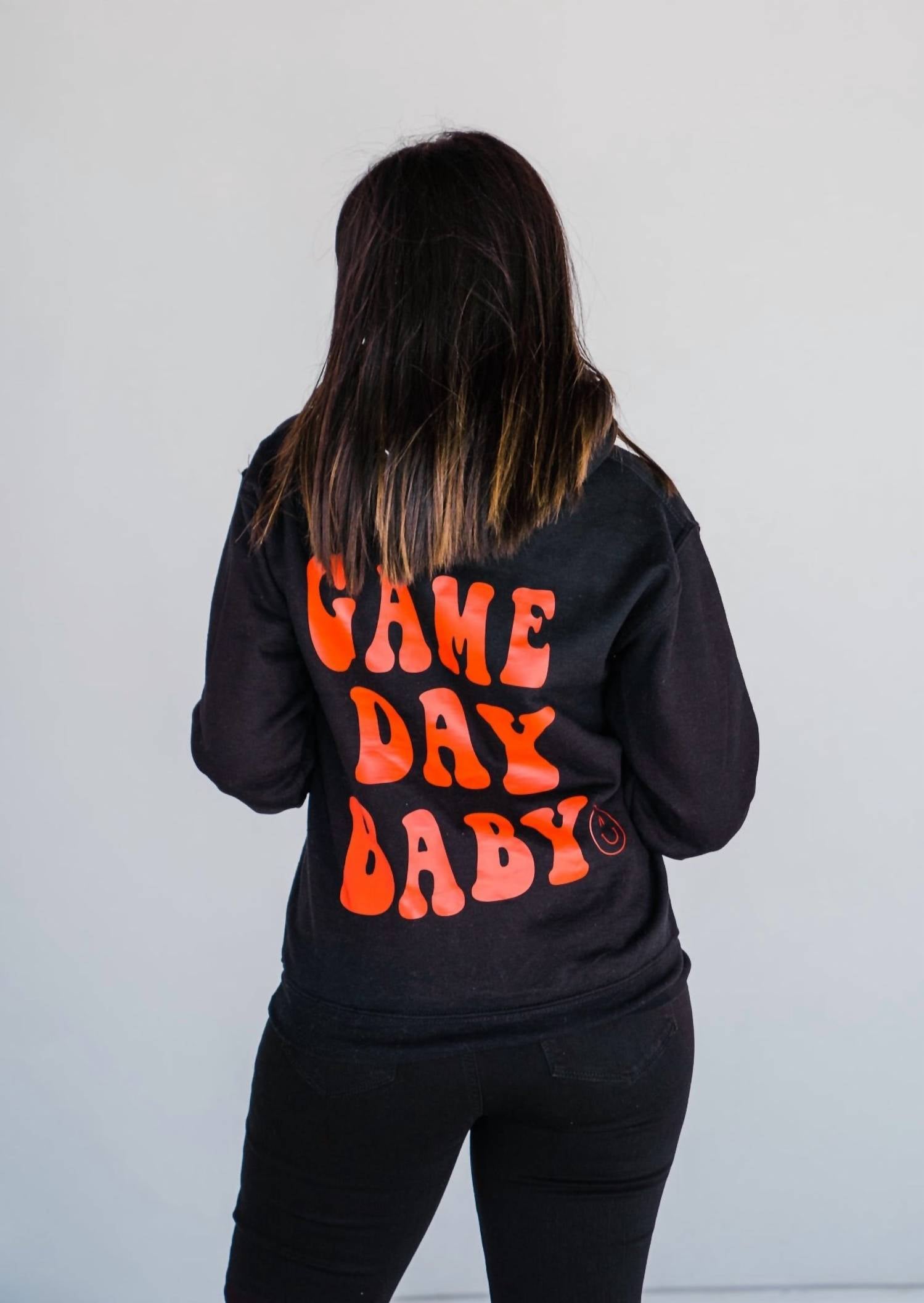 Distressed Vintage - Game Day Baby Hoodie