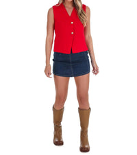 She + Sky - Make The Call Sweater Vest