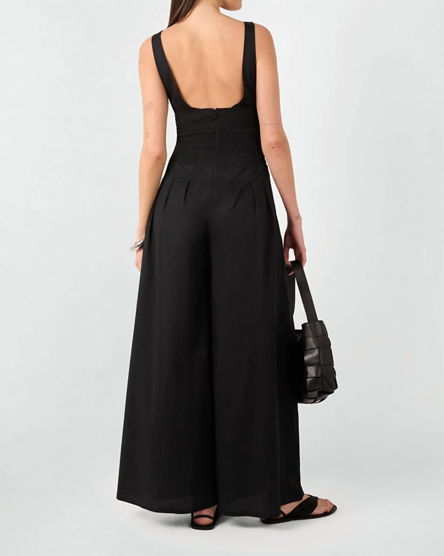 We Wore What - Corset Square Neck Overalls