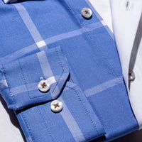 Eight X - Part Plaid Frog Oxford Button Down Shirt