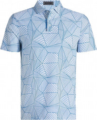 G/Fore - Geometric Tech Piqué Performance Polo Shirt