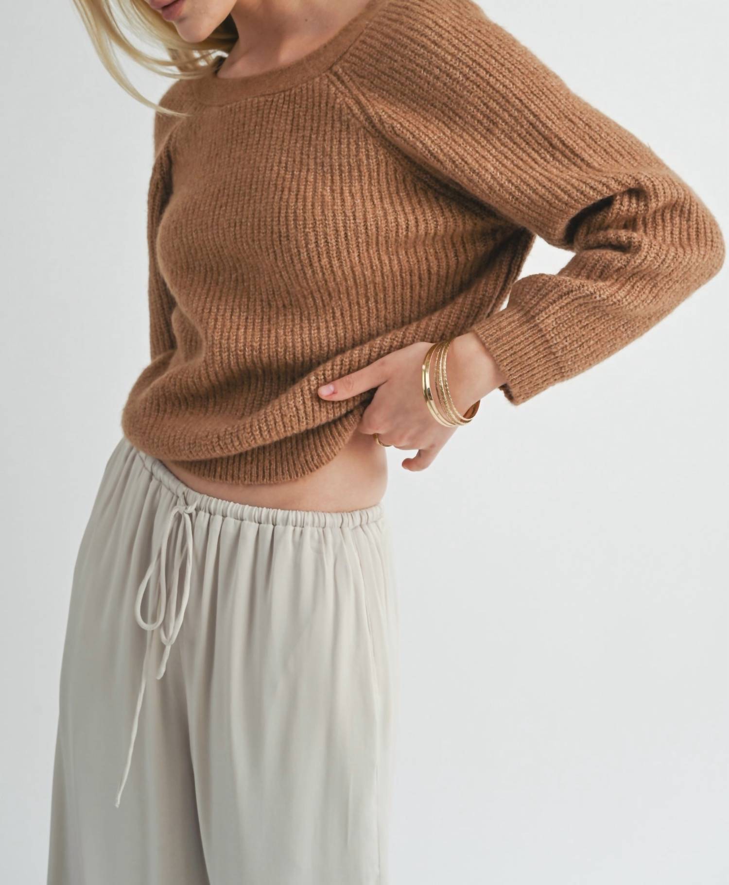 Sage The Label - Cece Reversible Twist Sweater