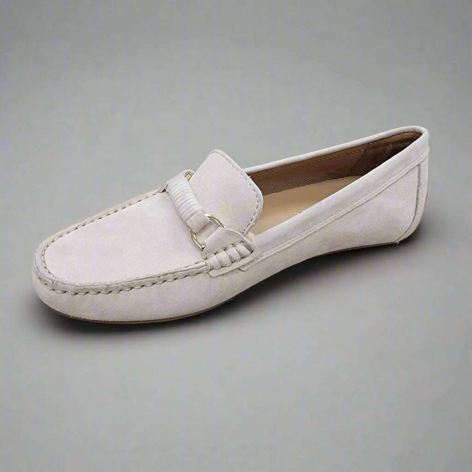 The FLEXX Women's Lionel Loafer in cream - women's flats - view 4