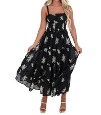 Ee:Some - Setting the Scene Embroidered Maxi Dress