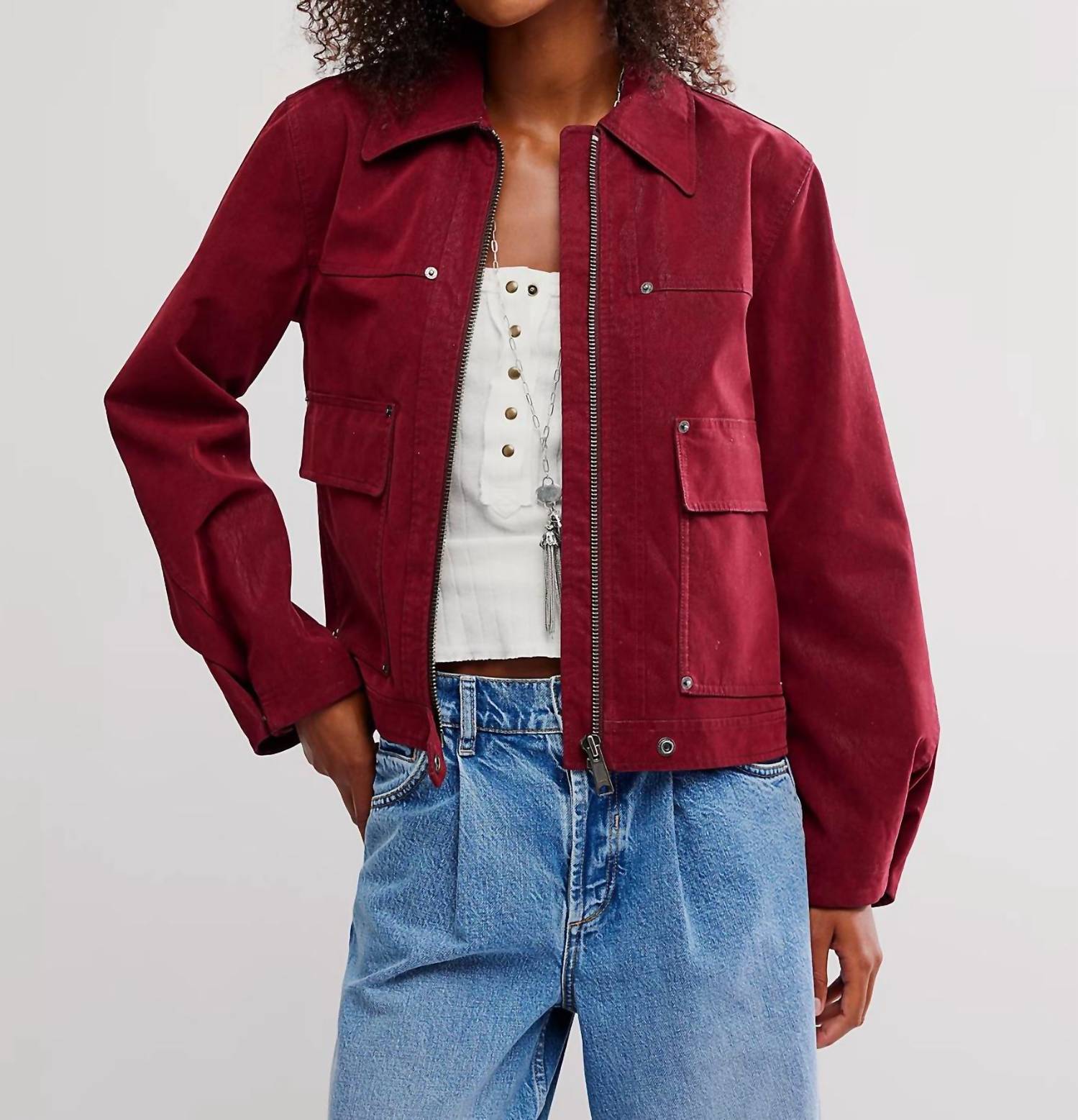 Free People - Blair Vegan Suede Jacket
