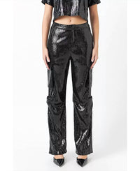Endless Rose - Sequins Cargo Pants