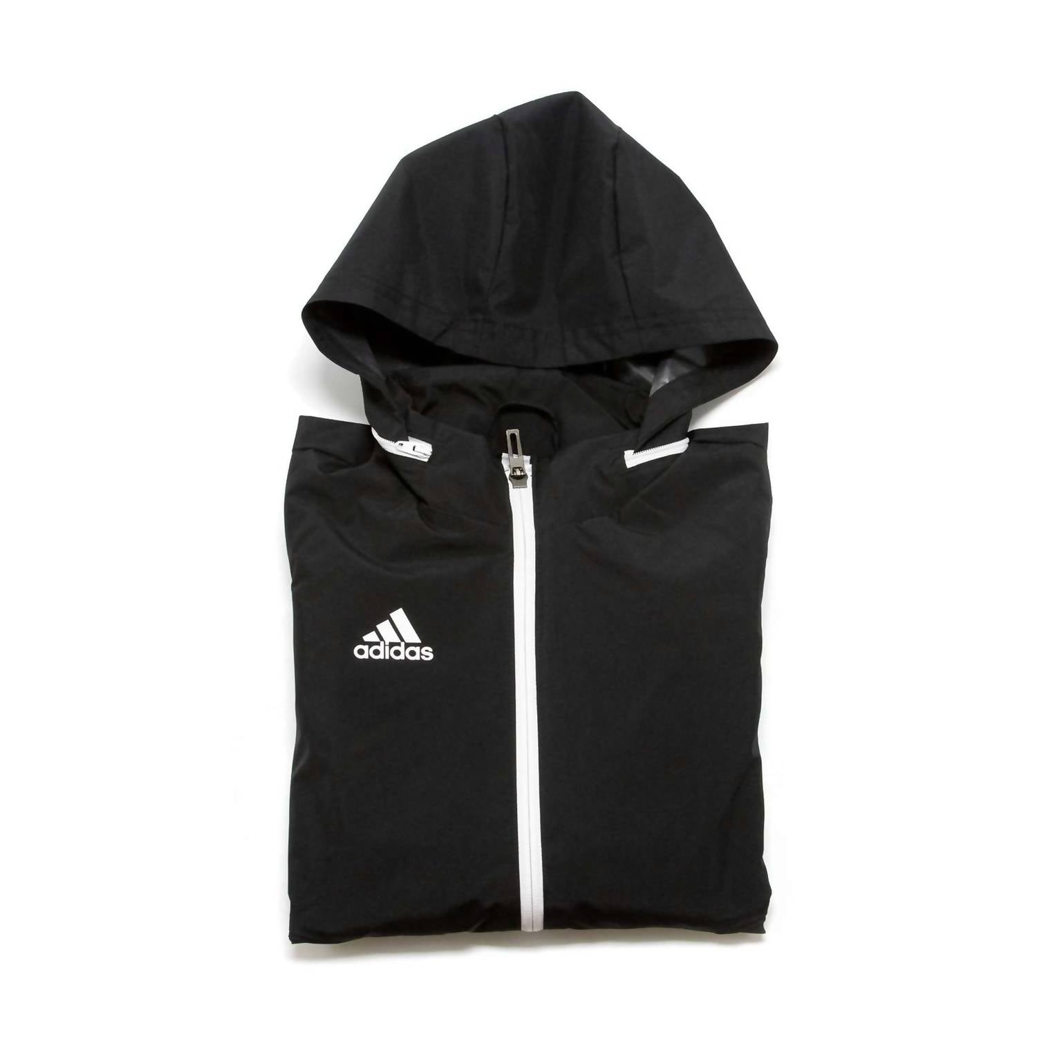 adidas Boy's Tiro 19 Long Sleeve All Weather Jacket in black - item - detail view
