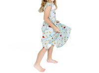 Emerson And Friends - Girl's Play Ball Baseball Short Sleeve Bamboo Twirl Dress