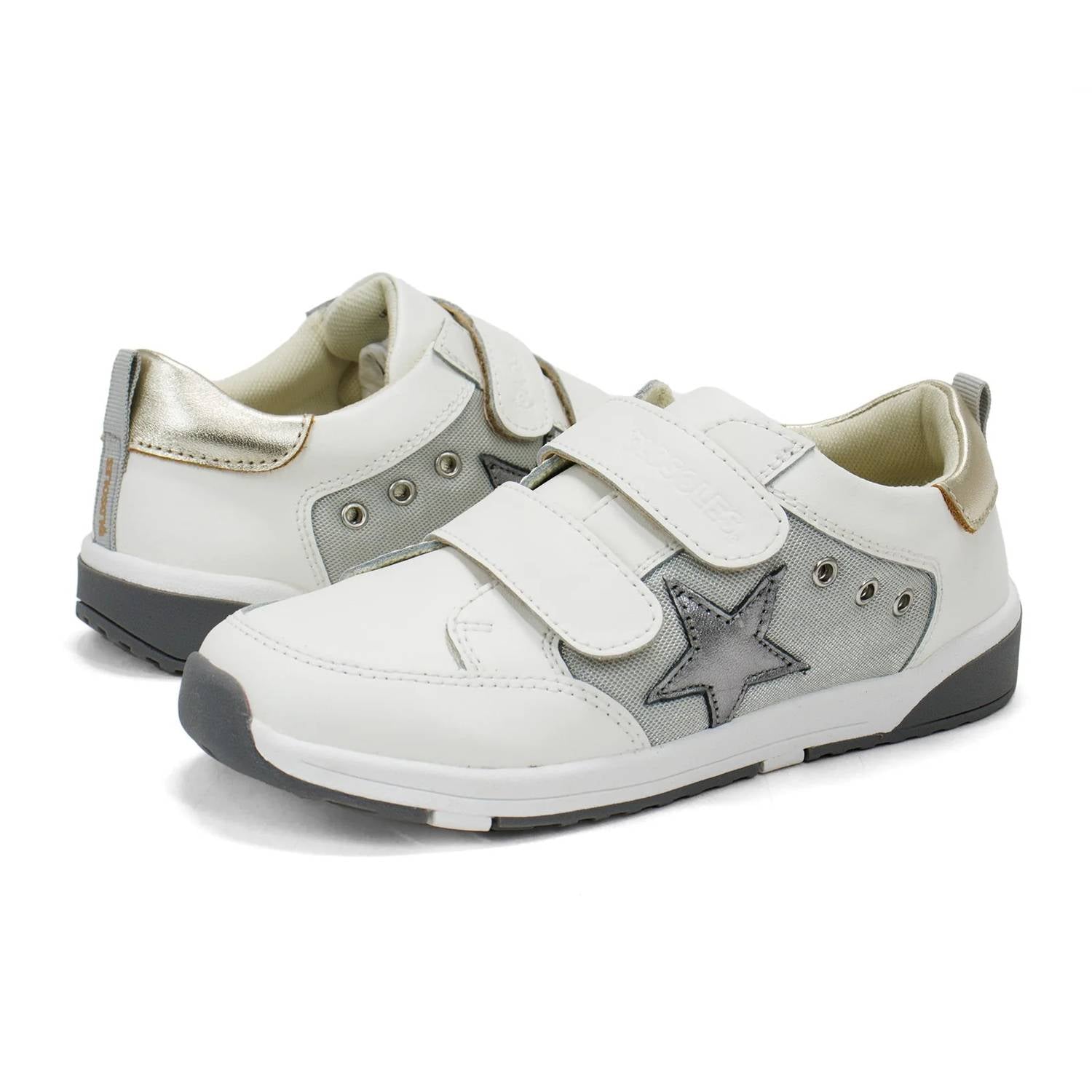 Oldsoles - Toddler's Star Squad Sneakers With Hook And Loop Closure