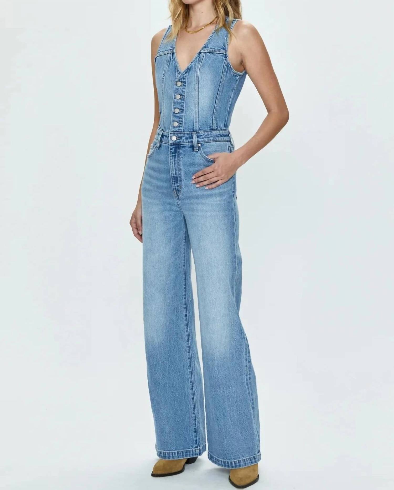 Pistola - Aria Denim Jumpsuit