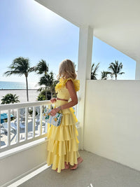 The Vintage Shop - Amalfi Crop Top And Skirt Set