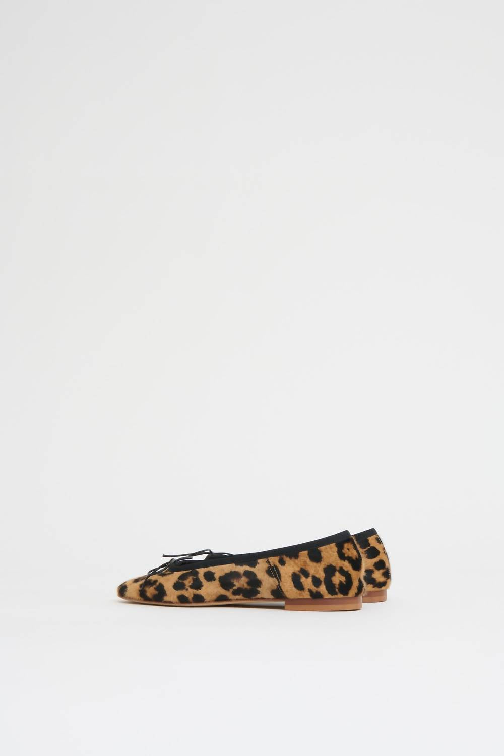 Mansur Gavriel Women's Dance Ballerina Flats in leopard black - women's flats