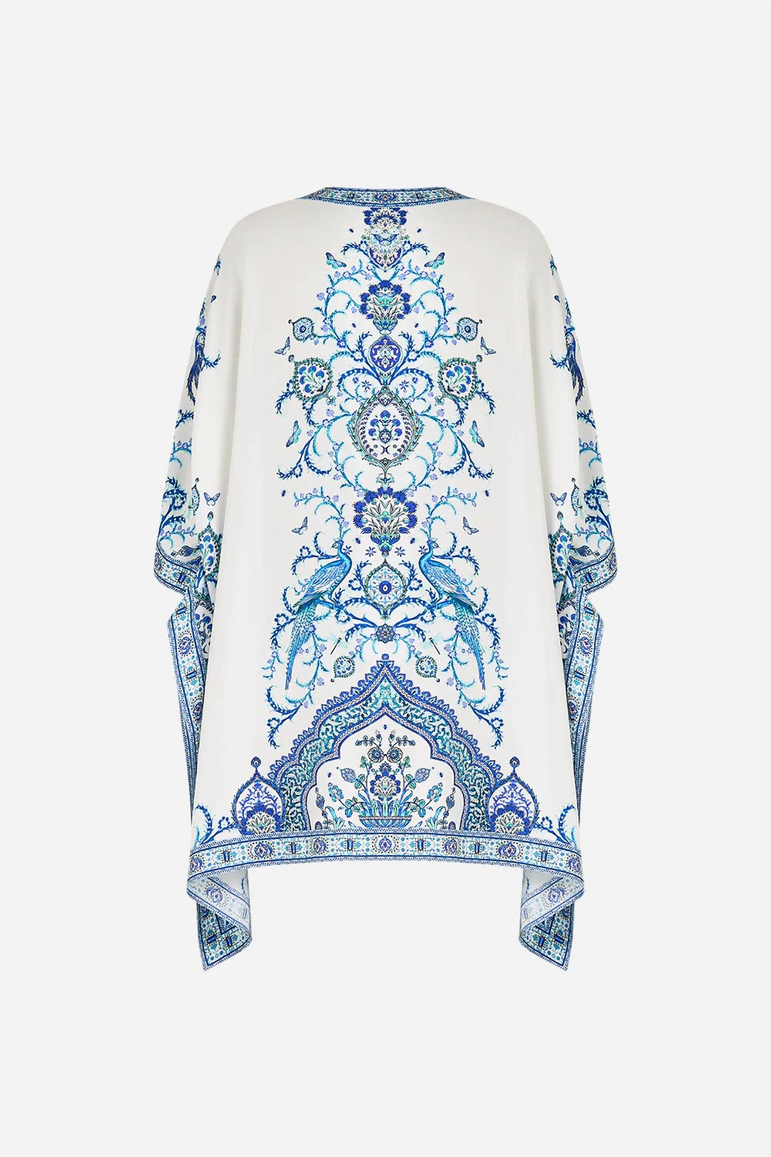 Camilla - Short Lace Up Kaftan Top