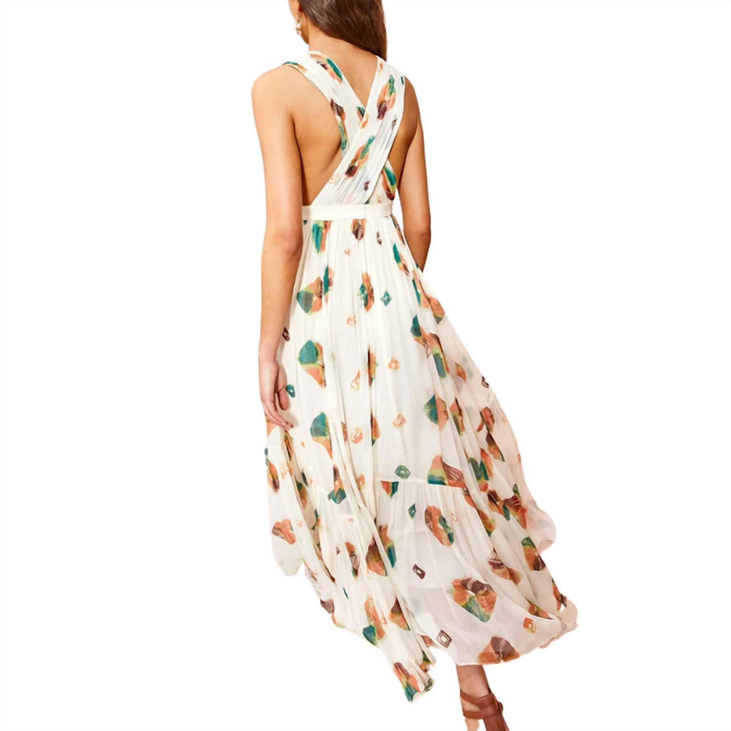 Ulla Johnson Women's Sarai Dress in aurora - women's dress - detail view