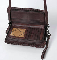 American Darling Women's Betsy Organizer Bag in crazy horse - women's bag - detail view