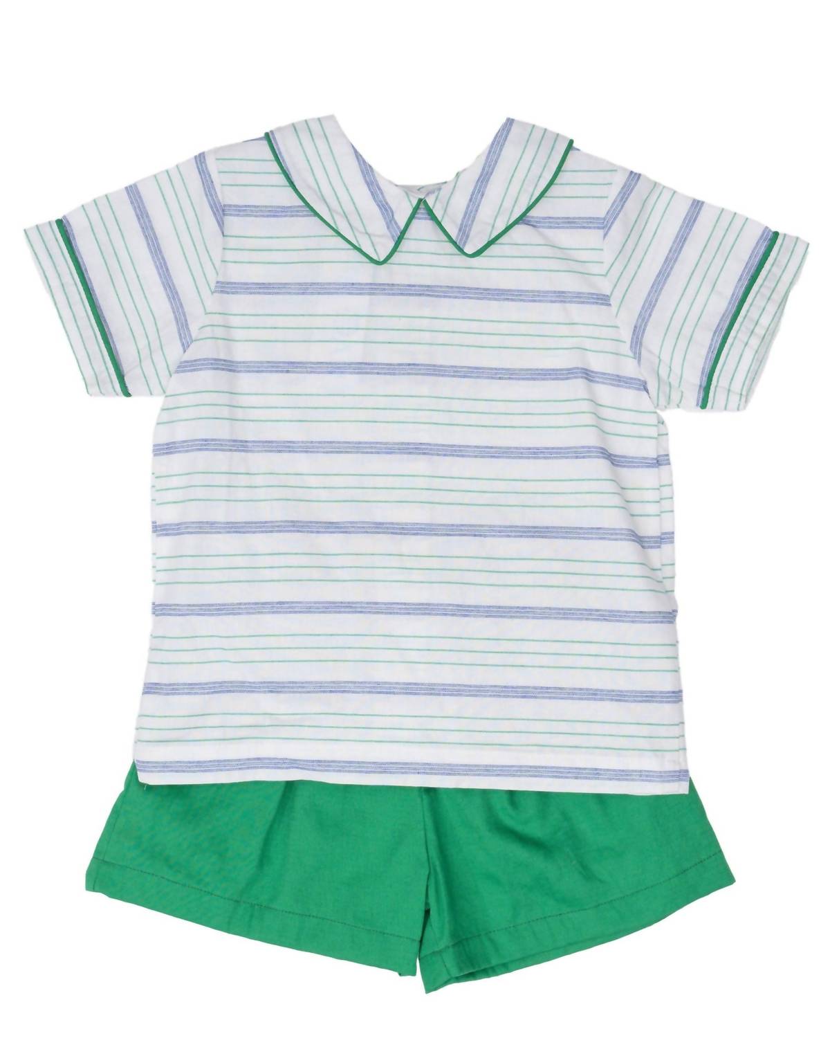 The Oaks Apparel - Boys' George Stripe Short Set