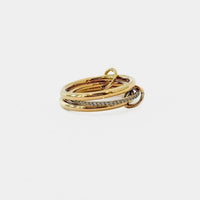 Pretty Simple - Women's Layered In Crystals Ring