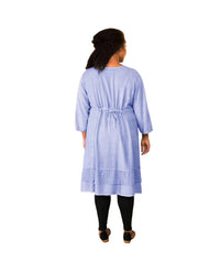 On The Plus Side - Eden 3/4 Sleeve Dress - Plus Size