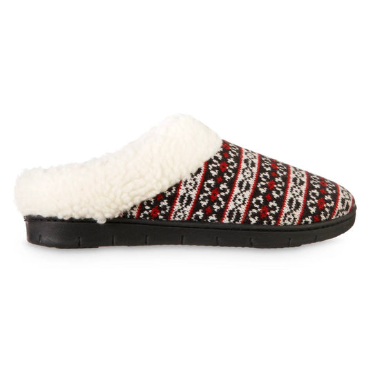 Isotoner - Women's Fairisle Knit Braelyn Clog Slippers