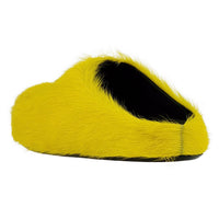 Marni - Marni Fussbett Sabot Calf Hair Clog