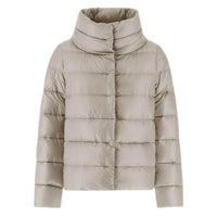 Herno Ultralight Nylon Cape Jacket in chantilly - women's jacket - alternate view