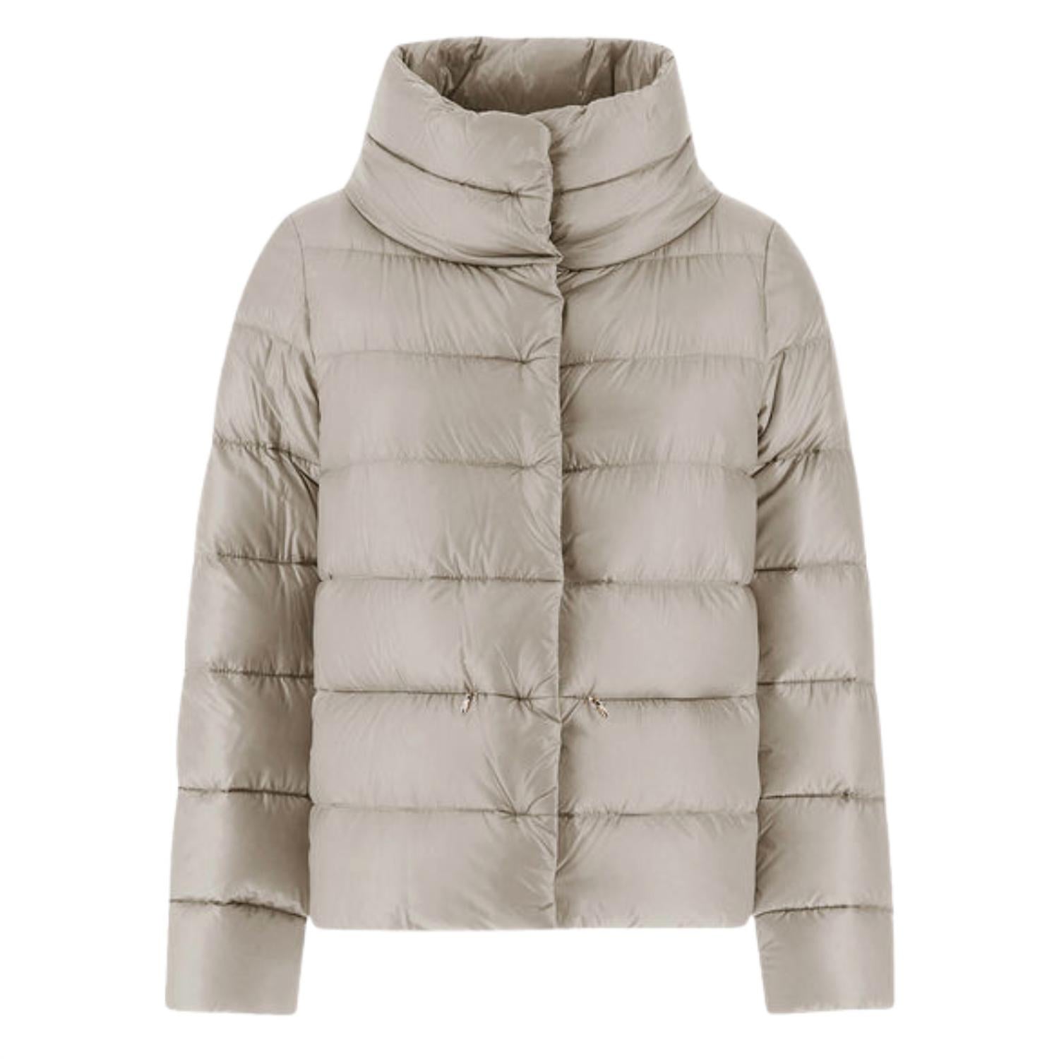 Herno Ultralight Nylon Cape Jacket in chantilly - women's jacket - alternate view