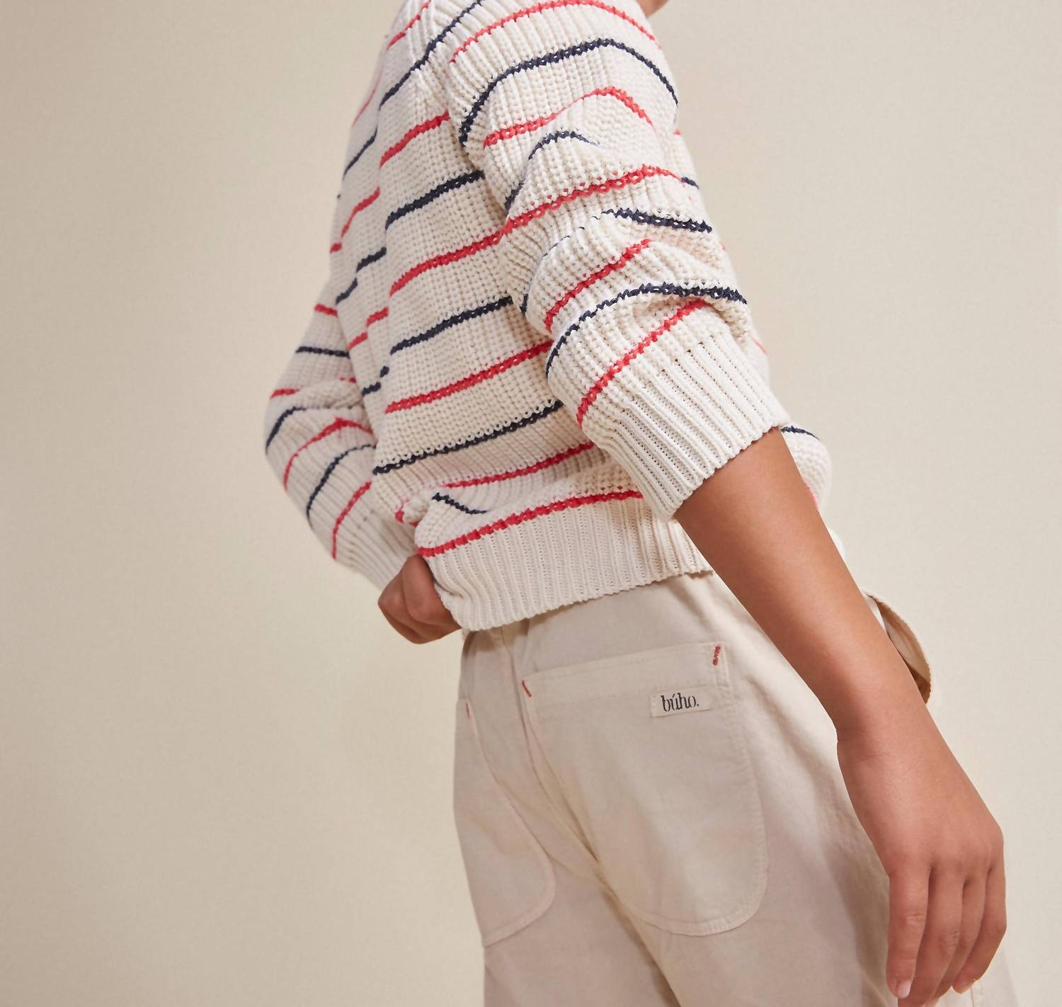 Búho - Tom Stripe Sweater Top
