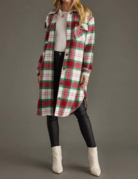 Panache - Plaid Duster Shacket