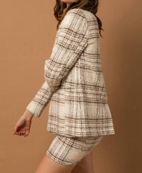 Gilli - Boucle Plaid Blazer