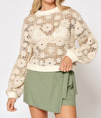 Lalavon - Boho Bloom Crochet Top