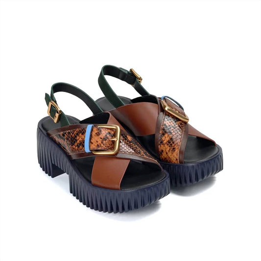 4Ccccees - Women's Plia Juno Coffee Sandals