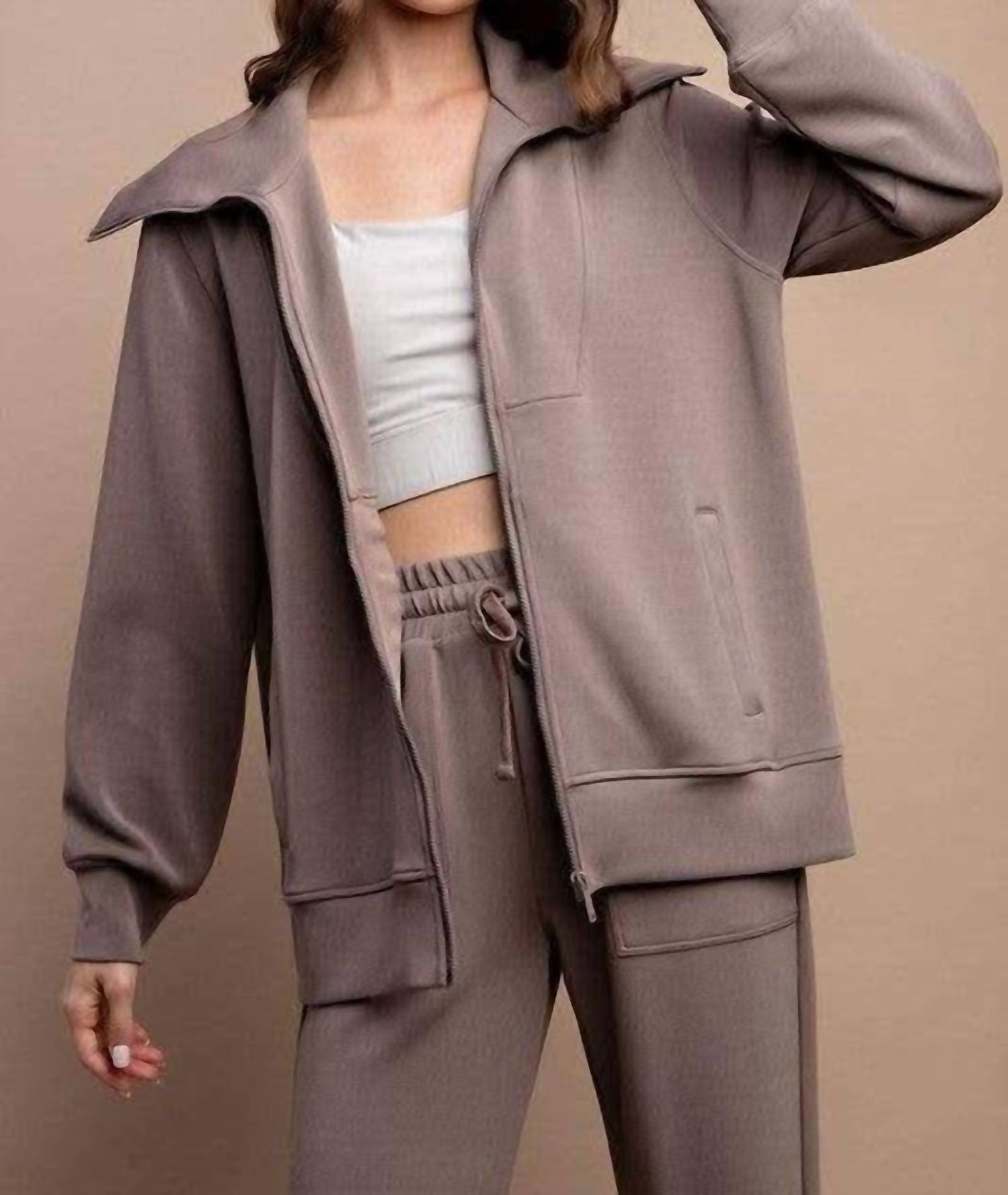 Rae Mode - Modal Poly Full Zip Jacket