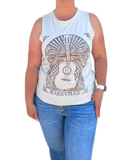 Zutter - NASHVILLE VINTAGE GRAPHIC TANK TOP