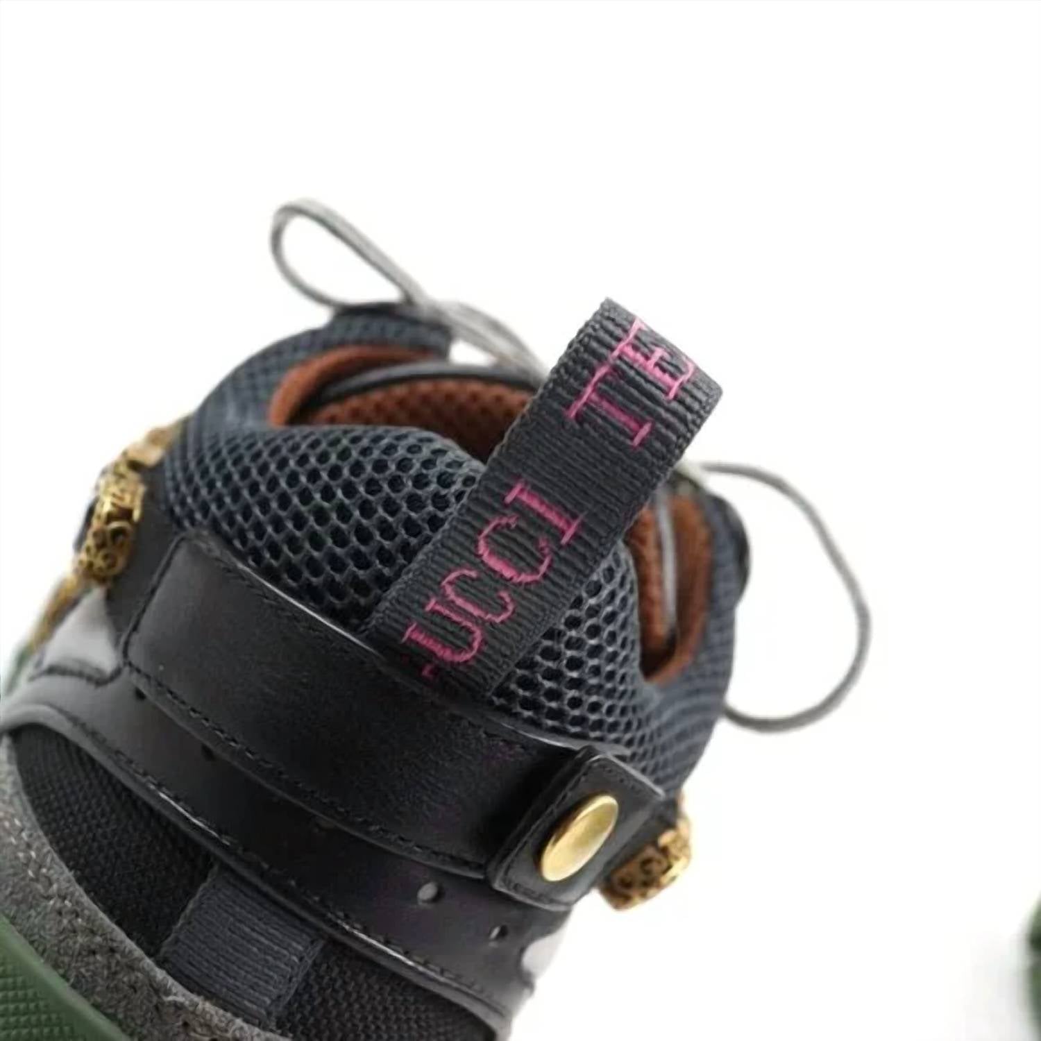 Gucci Women's Flashtrek Sega Removable Crystal Sneakers in sega green - women's sneaker - view 5