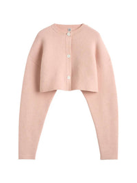 Toteme - Cropped Oversized Cardigan