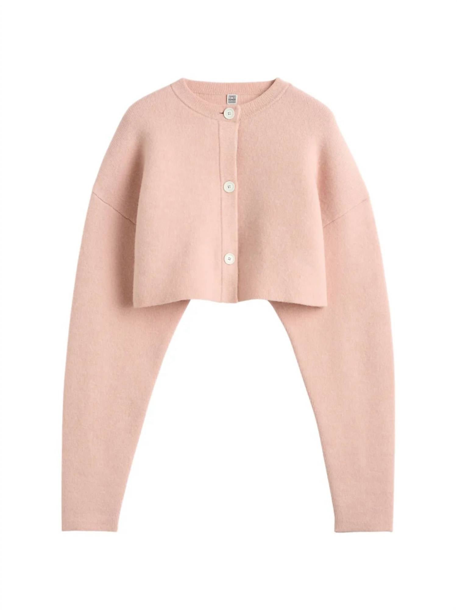 Toteme - Cropped Oversized Cardigan