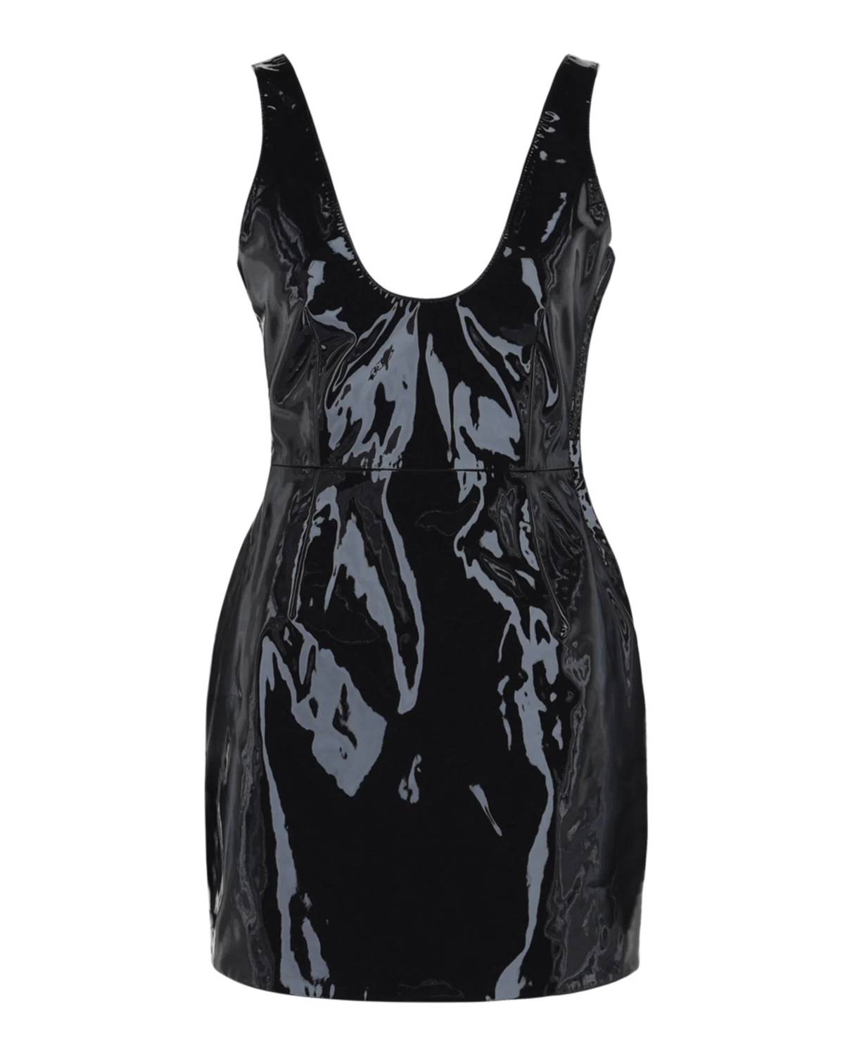 Salvatore Ferragamo - Women's Patent Leather Mini Dress