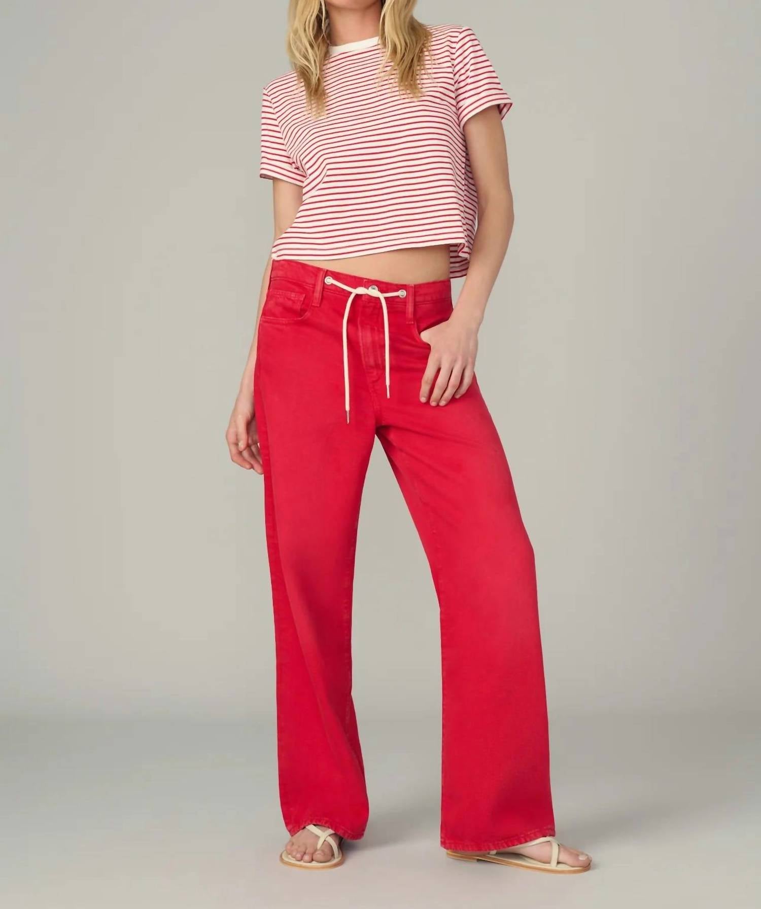 Joe'S Jeans - Stripe Boxy Tee