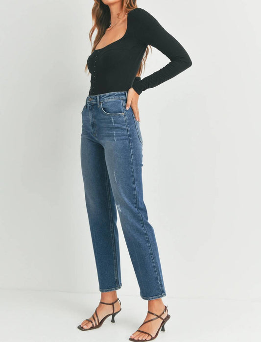 Just Black Denim - Sienna Straight Leg Jeans