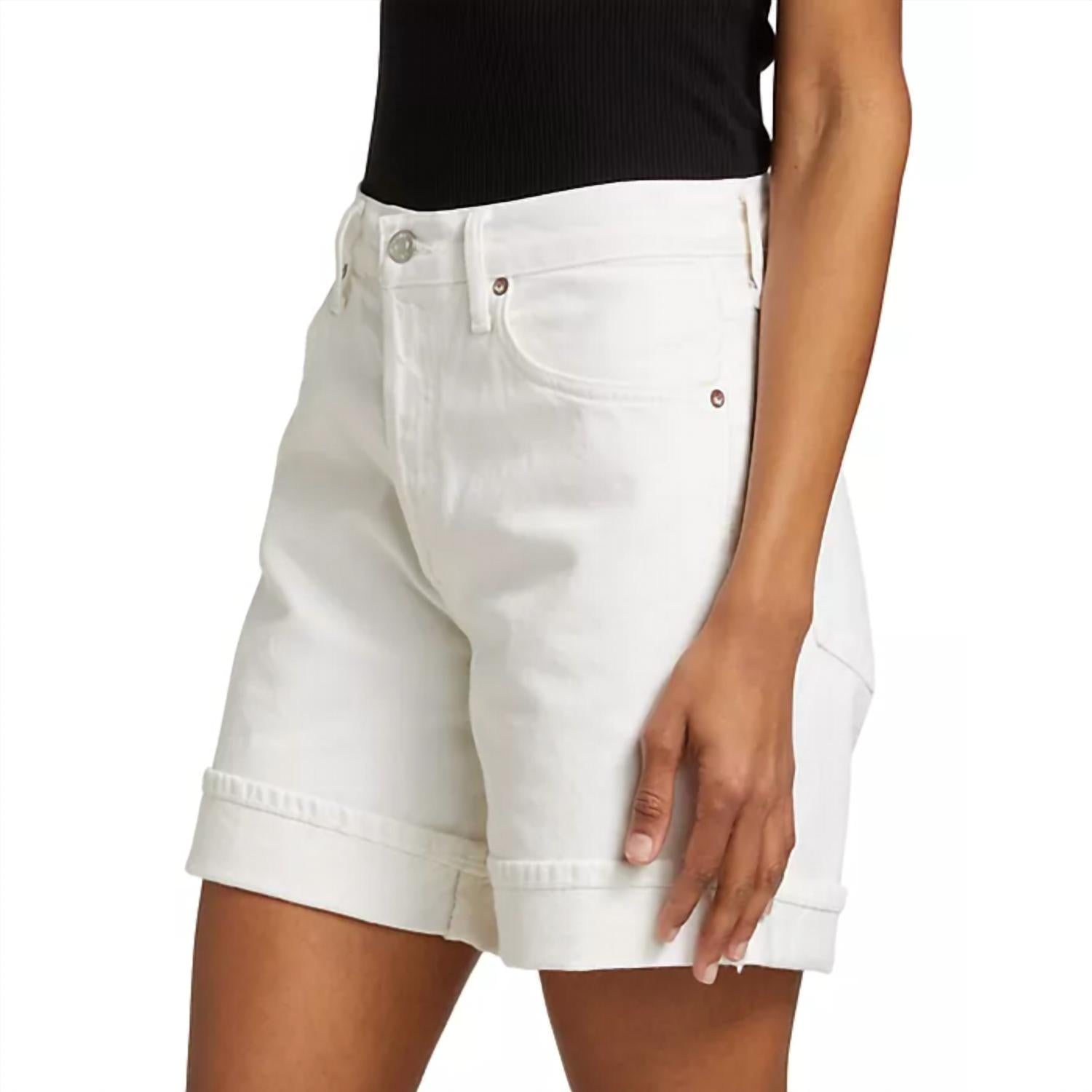 AGOLDE Women's Dame Short in fortune cookie - women's shorts - alternate view