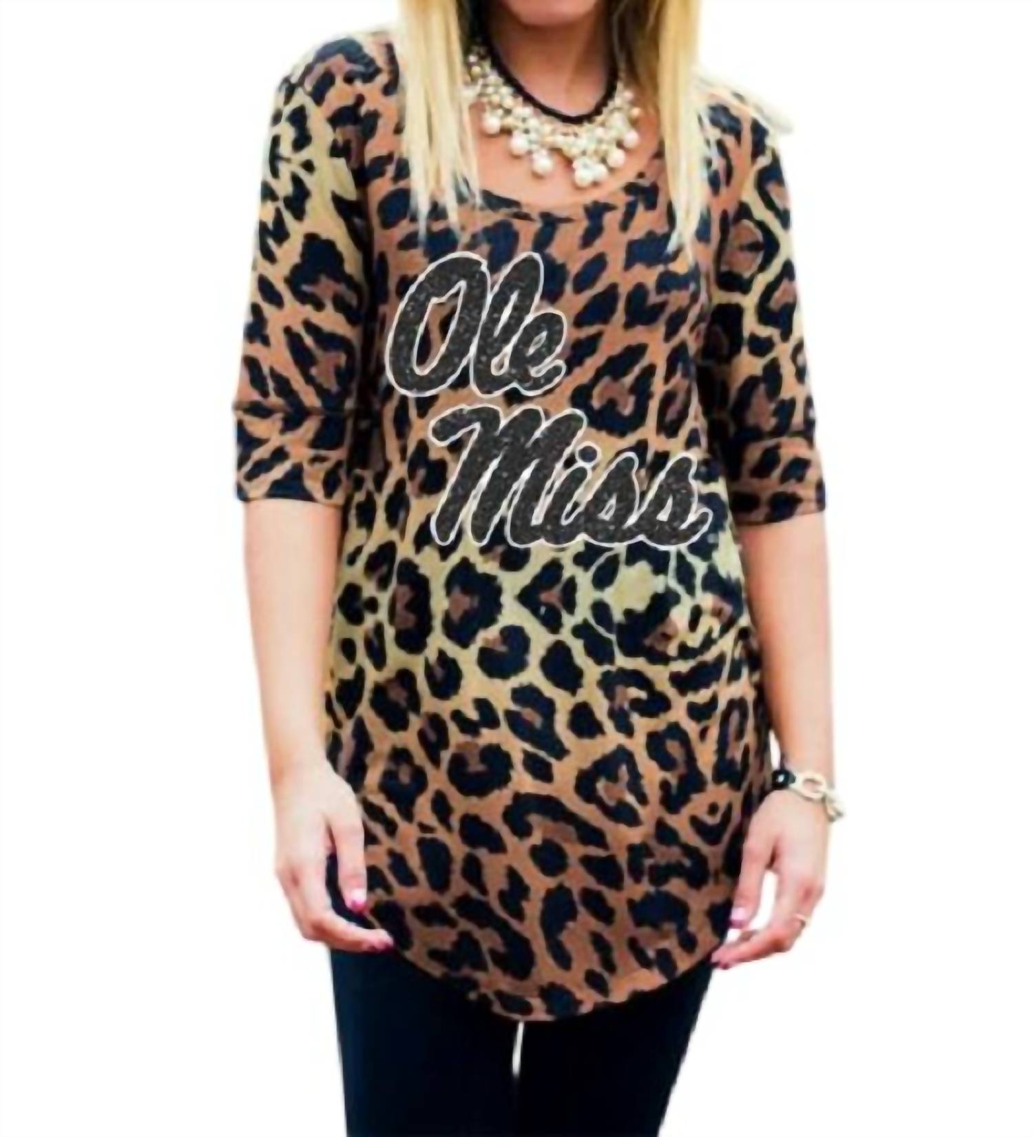 Gameday Couture - Ole Miss Logo Tunic