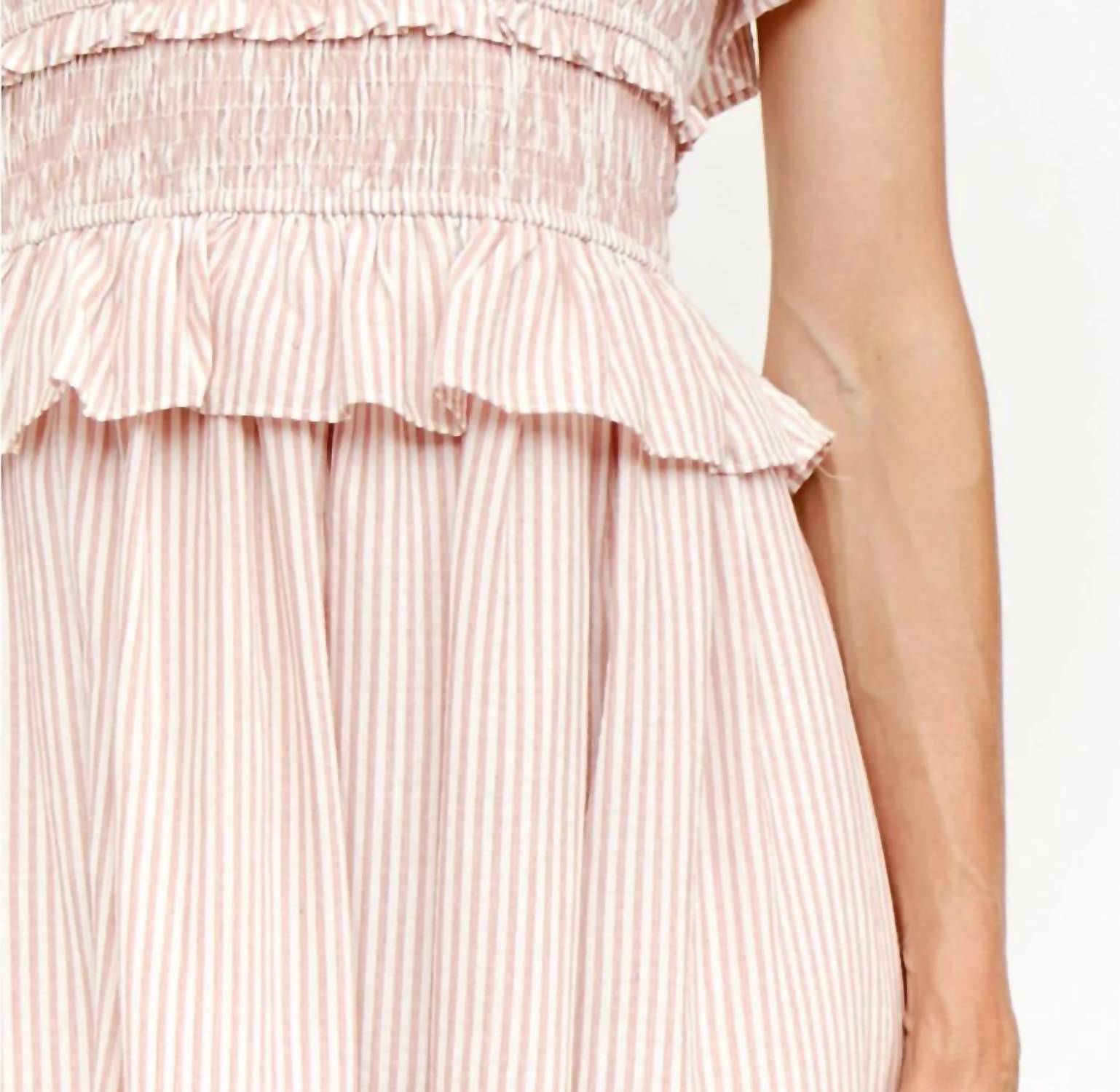Sophie The Label - Blushing Boardwalk Stripe Dress