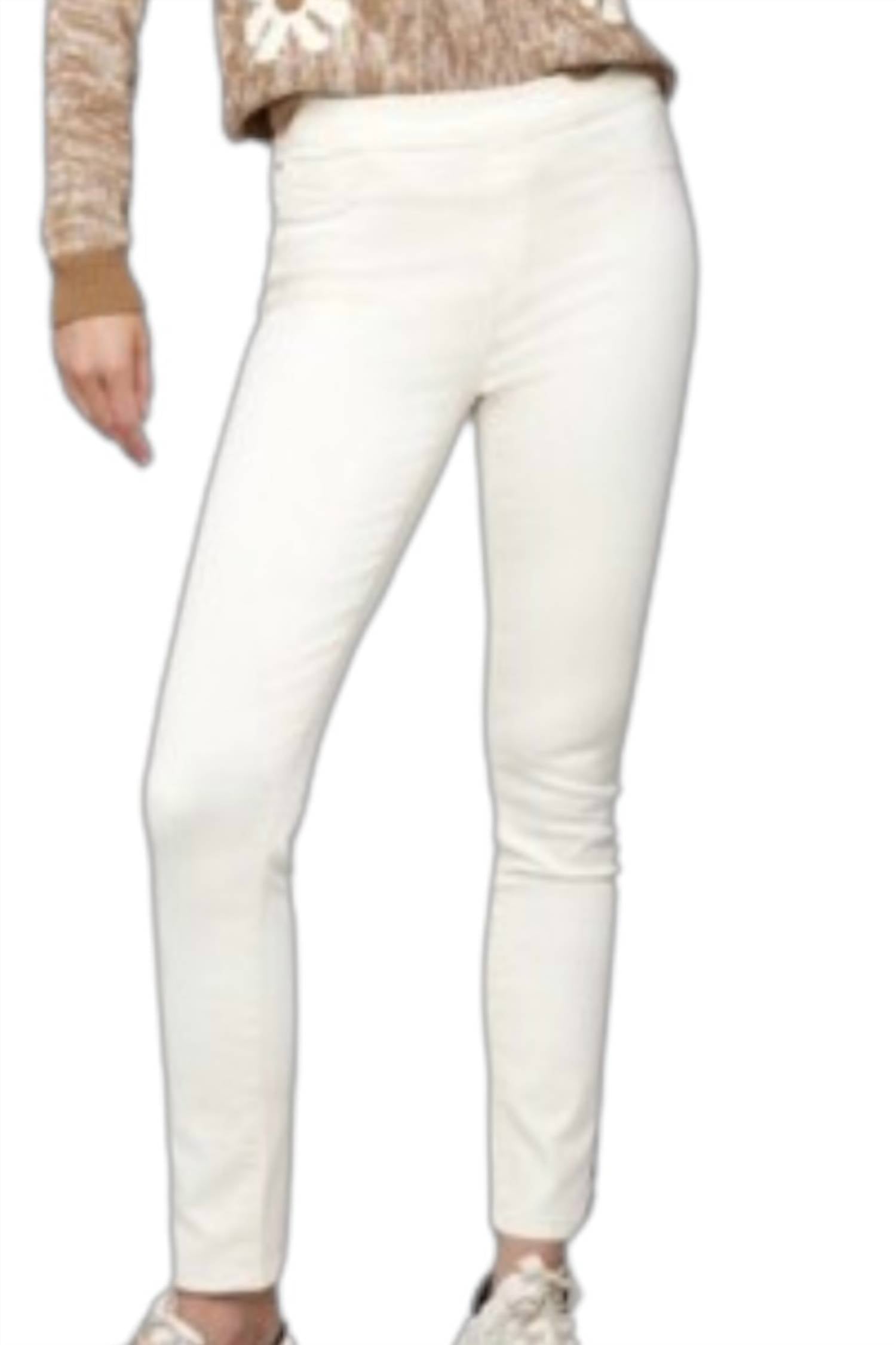 Charlie B - Velvet Lace-up Hem Pants