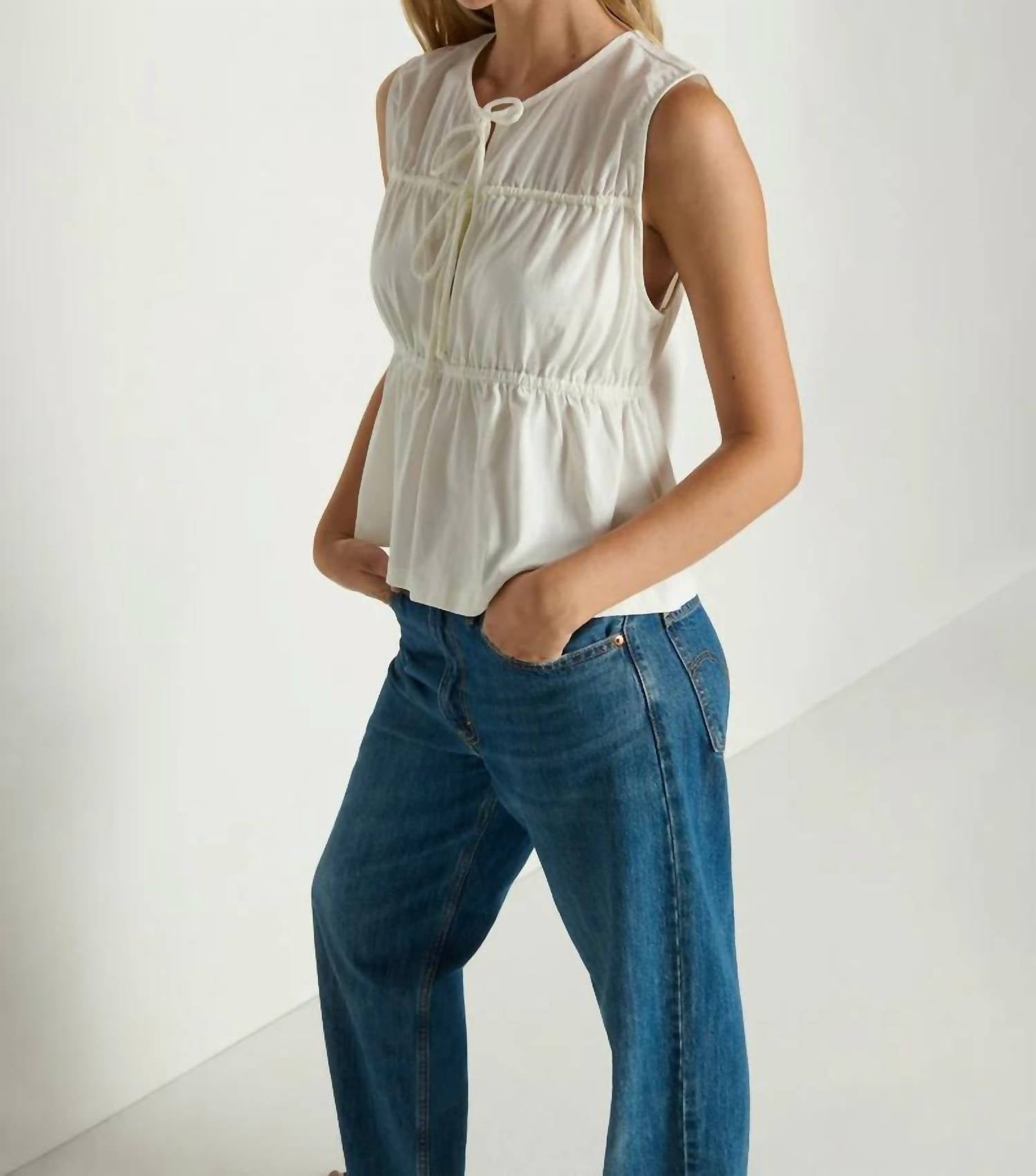 Nation Ltd - Lacie Ruching Top