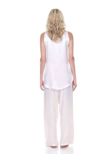 Jackie Satin Hi-Low Cami With Side Slits