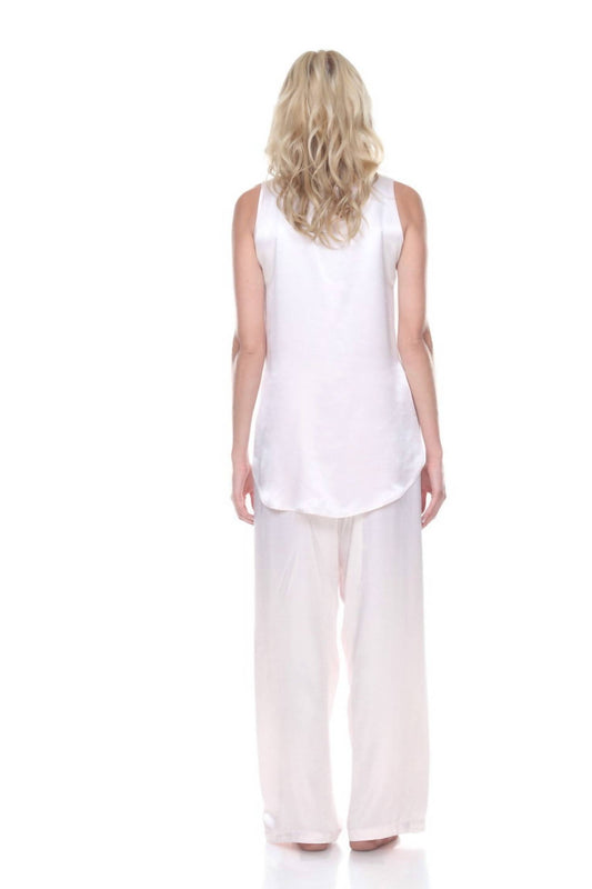 Jackie Satin Hi-Low Cami With Side Slits